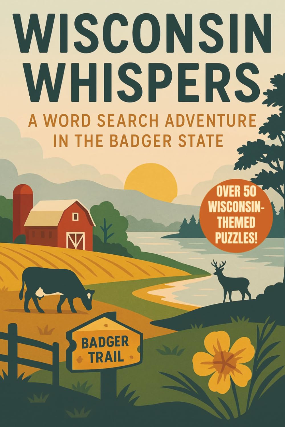 Wisconsin Word Search: A Puzzle Book about Wisconsin's Lakes, Culture, Landmarks and More