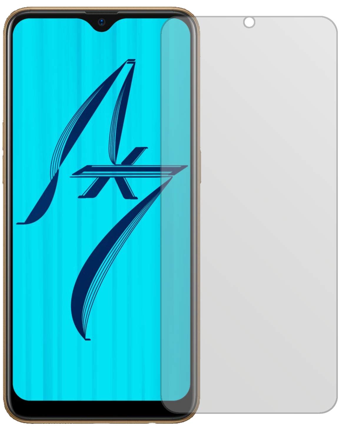 Pellicola Protettiva per Oppo AX7 Protezione opaco Vetro Flessibile 9H dipos