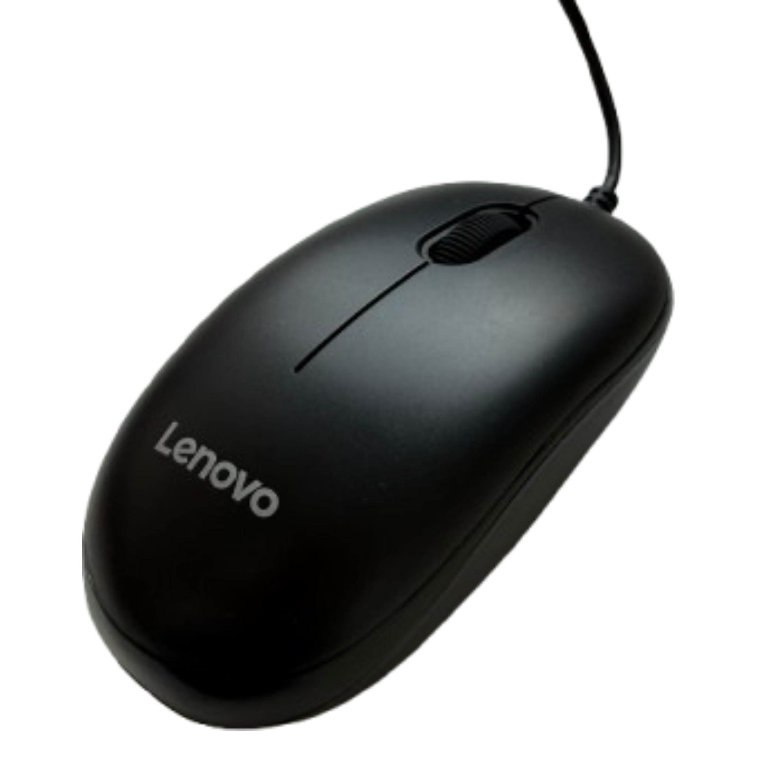Lenovo 110 Wired Plug & Play USB Mouse, High Resolution 1600 DPI Optical Sensor,3-Button Design with clickable Scroll Wheel, 1.5 m USB-A cable, Ergonomic Mouse for Comfortable All-Day Grip(GY51U02462) — Amazon image 4