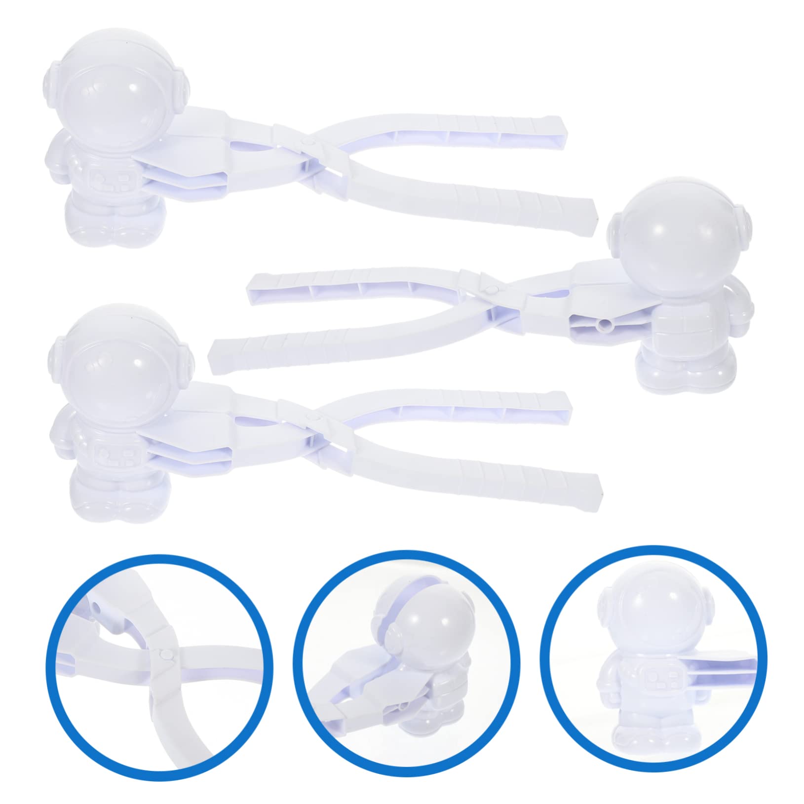 LIOOBO Professional Makers Astronaut Shape Snowman Toys Easy to Use Clip for Kids Random Color