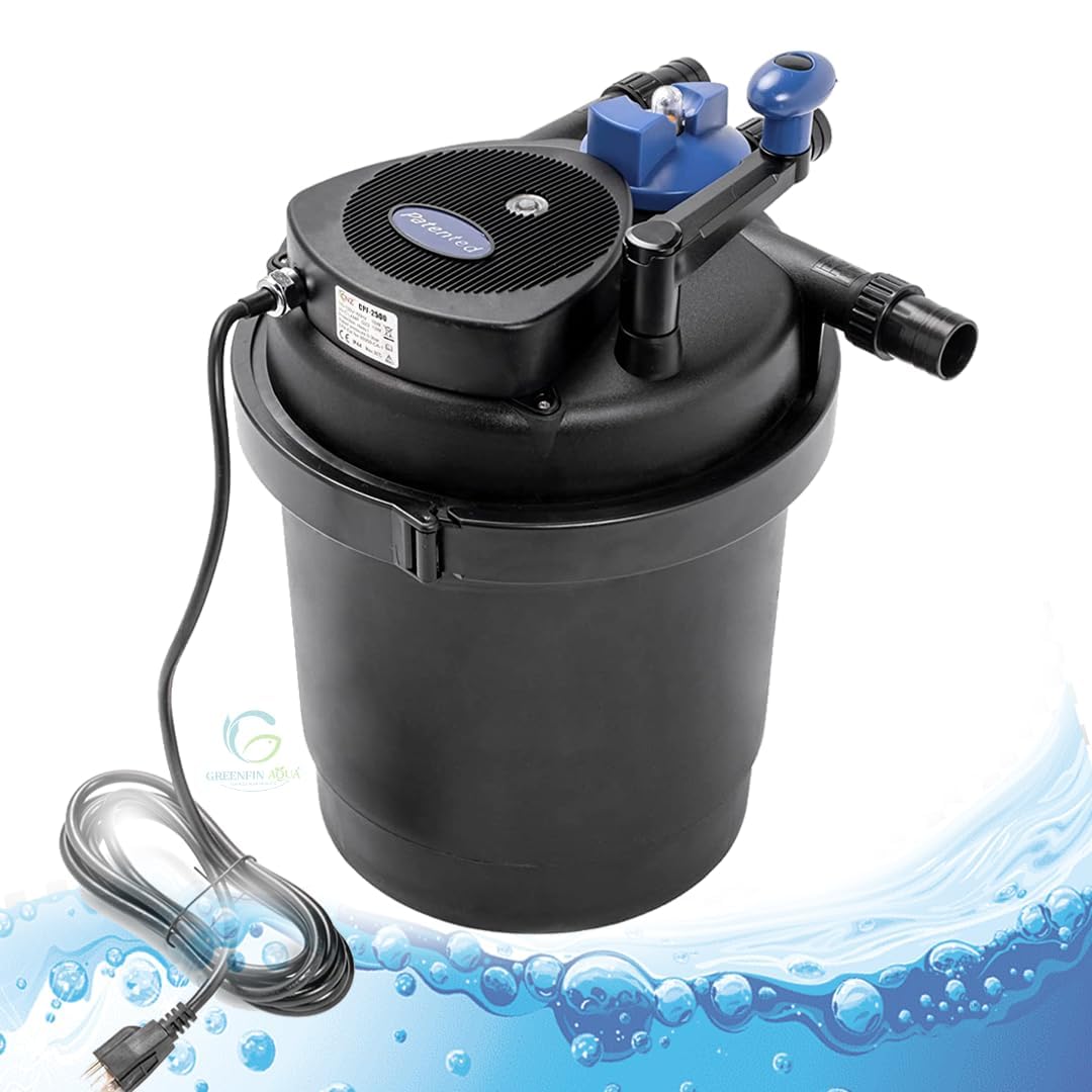 Sunsun Cpf-5000 11 Watts Uv Light Bio Pressure Cpf Series Pond Uv Filter Without Pump Greenfinaquaâ®