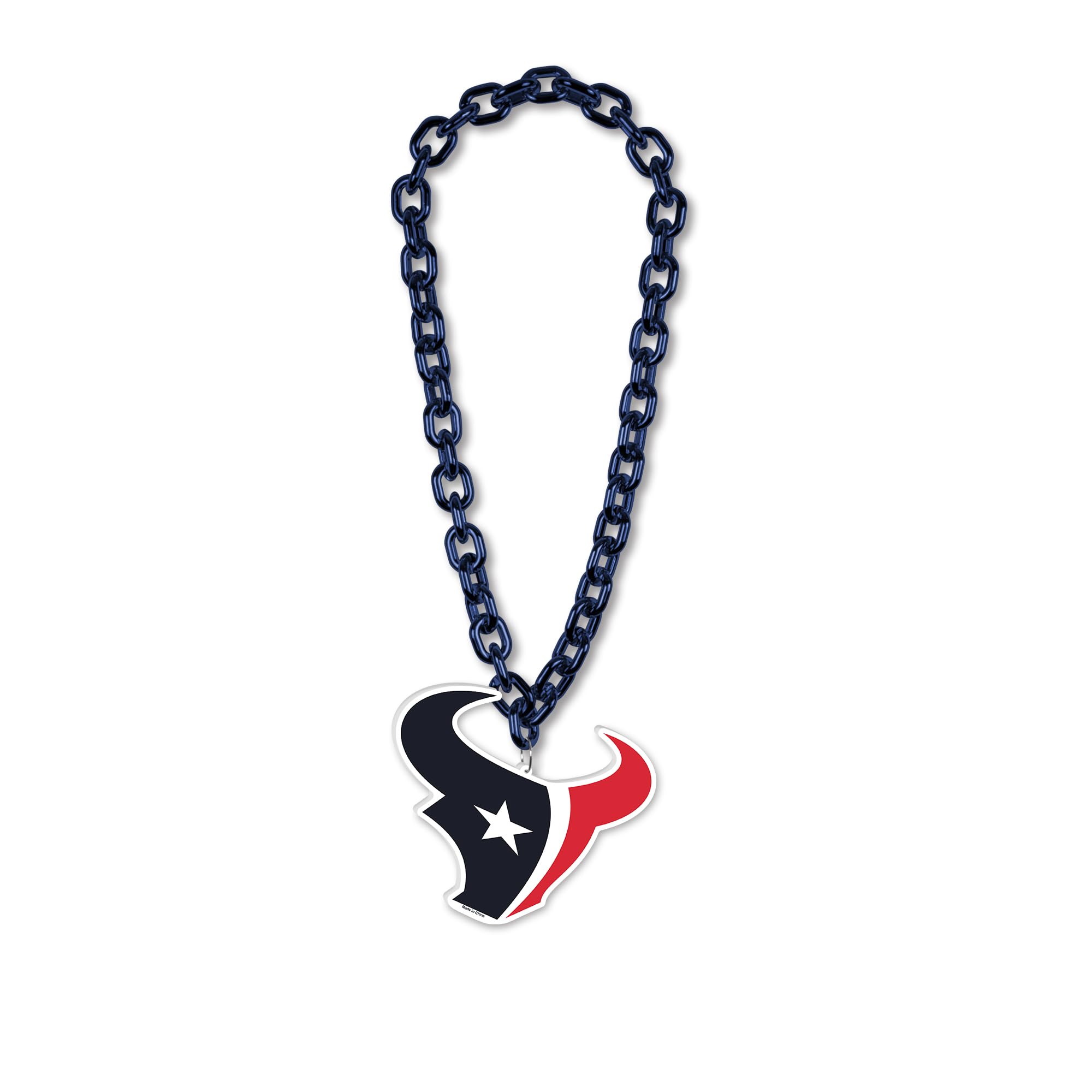 NFL Houston Texans XXL 3D Fanchain Necklace