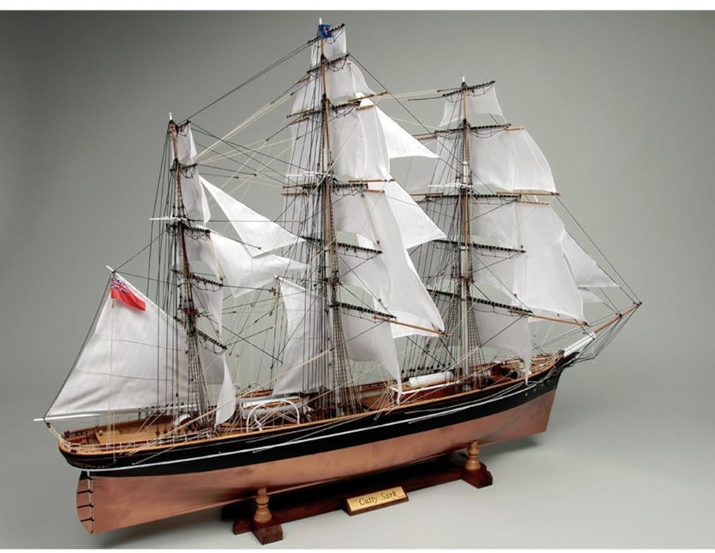 Amazon | ウッディジョー 1/80 カティサーク (帆付) 木製模型 組み立て