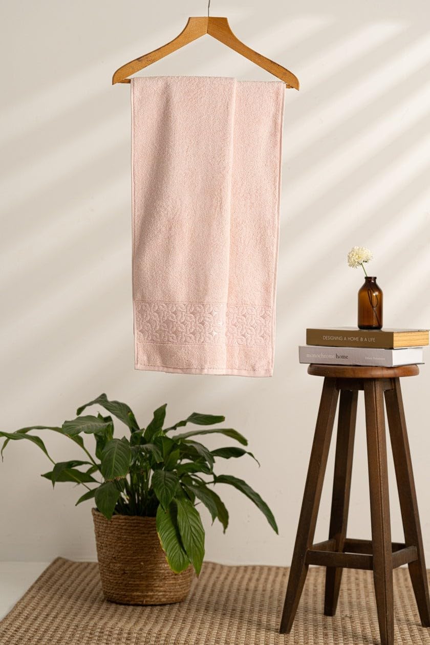 Soley Oppolo 70x140 Banyo Havlusu, Pembe
