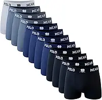 Kit 12 Cuecas Masculinas Boxer Microfibra Adulto Box Sem Costura Polo Wear Sortido