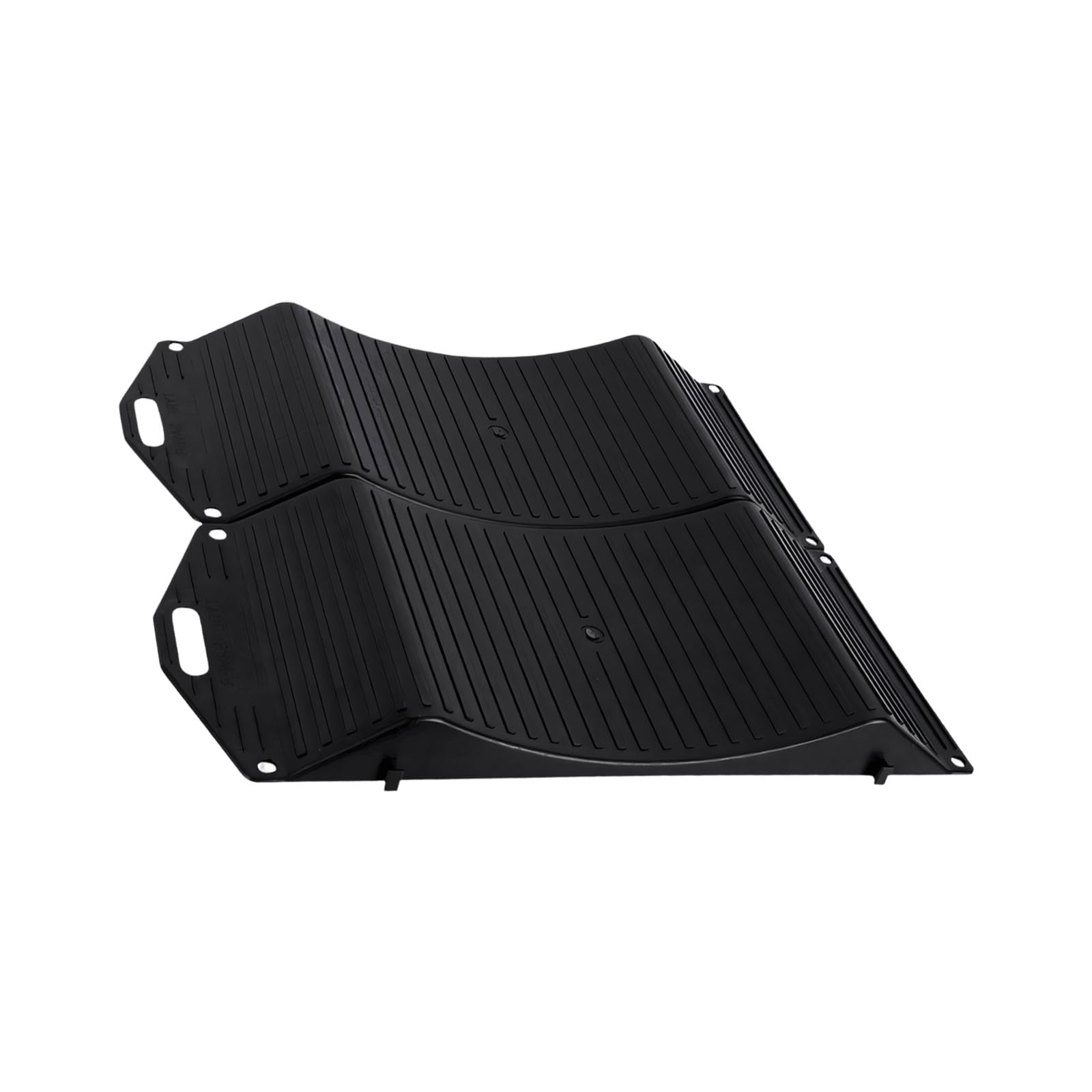 Kalttoy 2 Pieces Foldable Tire Ramps for Vehicle Maintenance and Parking Offering Traction and Strong Weight Bearing SUV Tire Hill