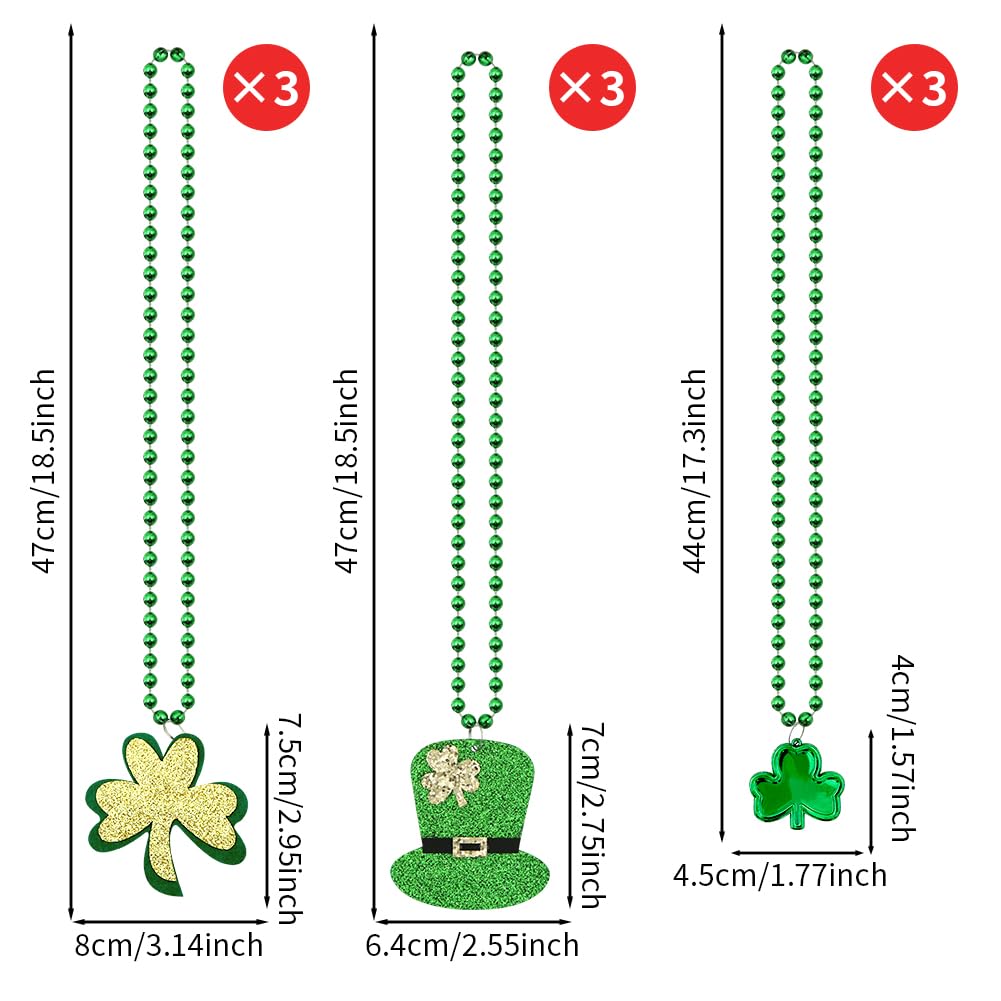 9pcs St. Patrick's Day Necklaces Accessories - Image 2
