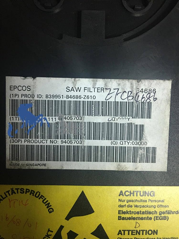 100 Pcs Saw GSM 947.5MHZ B39951-B4686-Z610 B4686