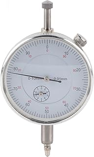 0-10mm Dial Indicator Gauge,0.01mm Accuracy Measuring Meter, 0.01mm Accuracy Measuring Meter High Precision Instrument Tool