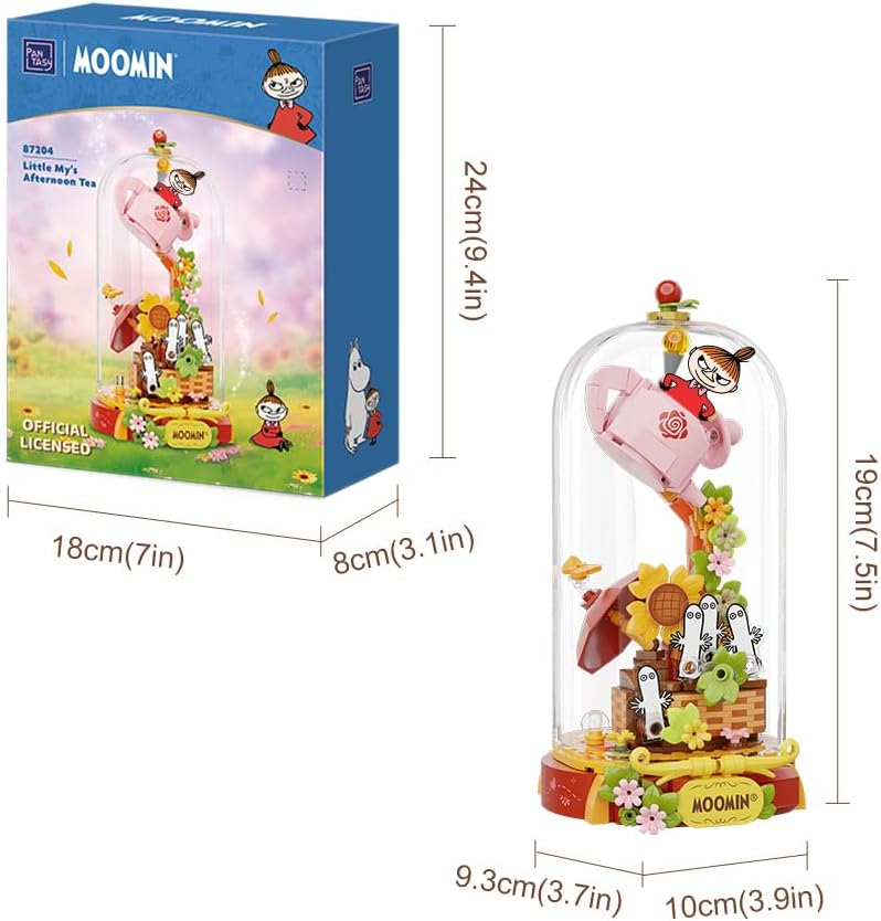 PANTASY Little My's Afternoon Tea Building Block Set, Tea Party Scene with Detailed Figures, Creative Construction Toy for Adults, Ideal Gift for Hobbyists and Collectors