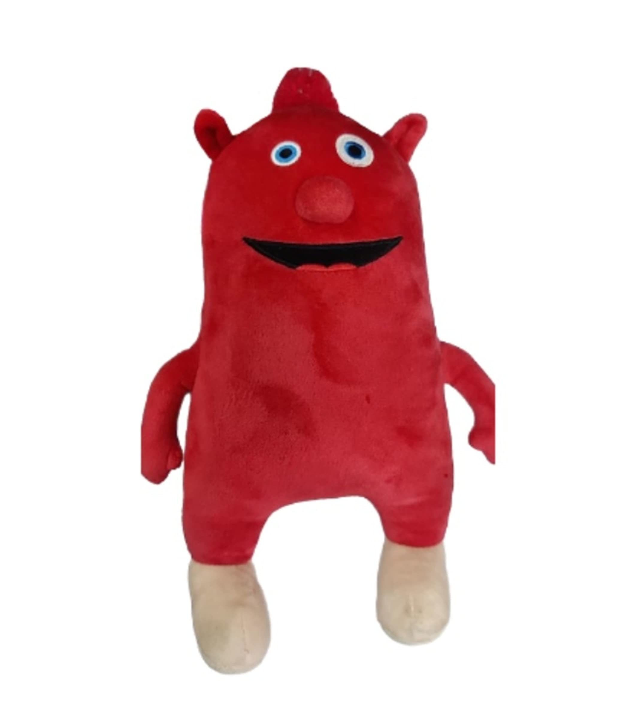 Cuddlies Yum Yum Red Bear Baby TV Inspired Soft Plush Handmade Toy