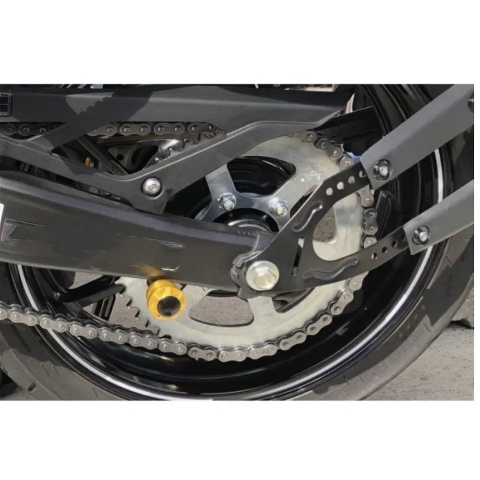 Cadenas de conducción Kit piñón trasero delantero cadena transmisión 520 15T 46T para Ninja650 06-17