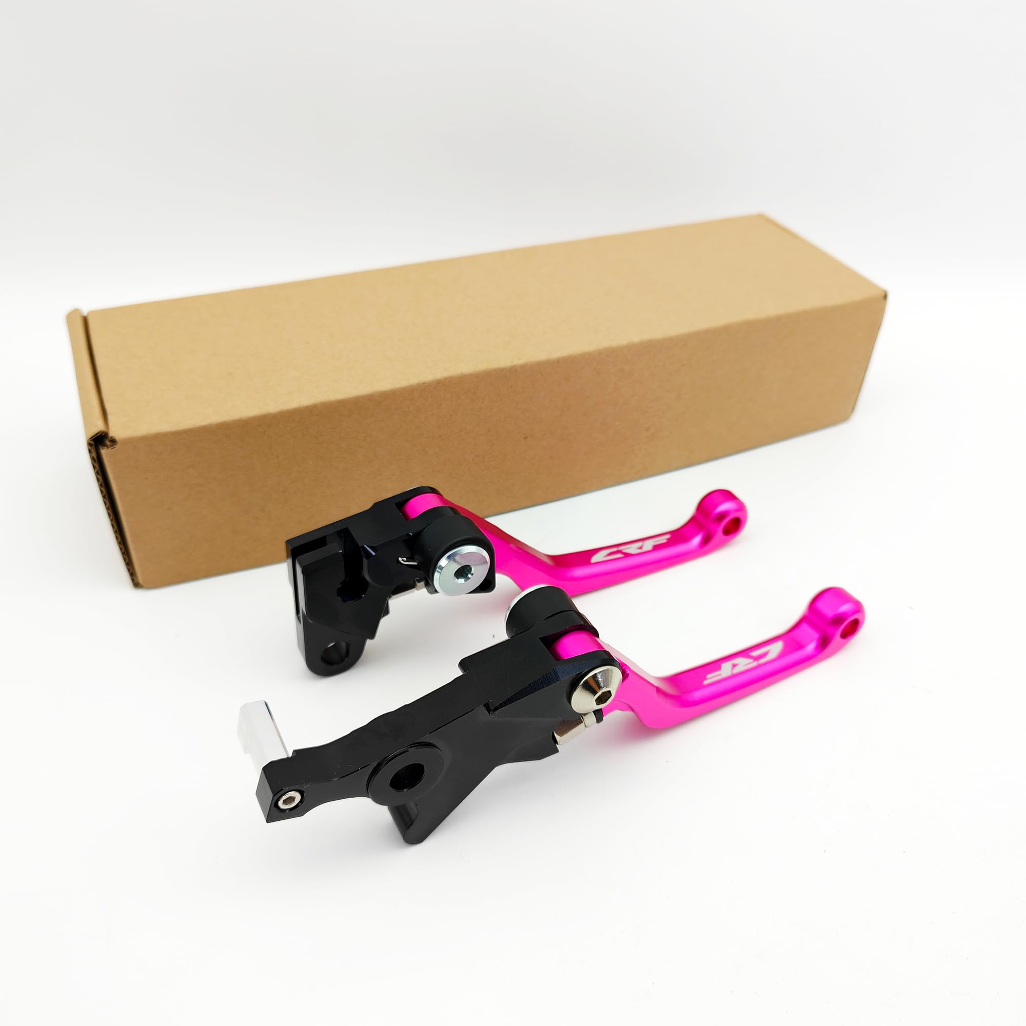 Dirt Pivot Brake Clutch Levers Replacement for Honda CRF250L Rally CRF300L Rally 2021-2025 (Pink)