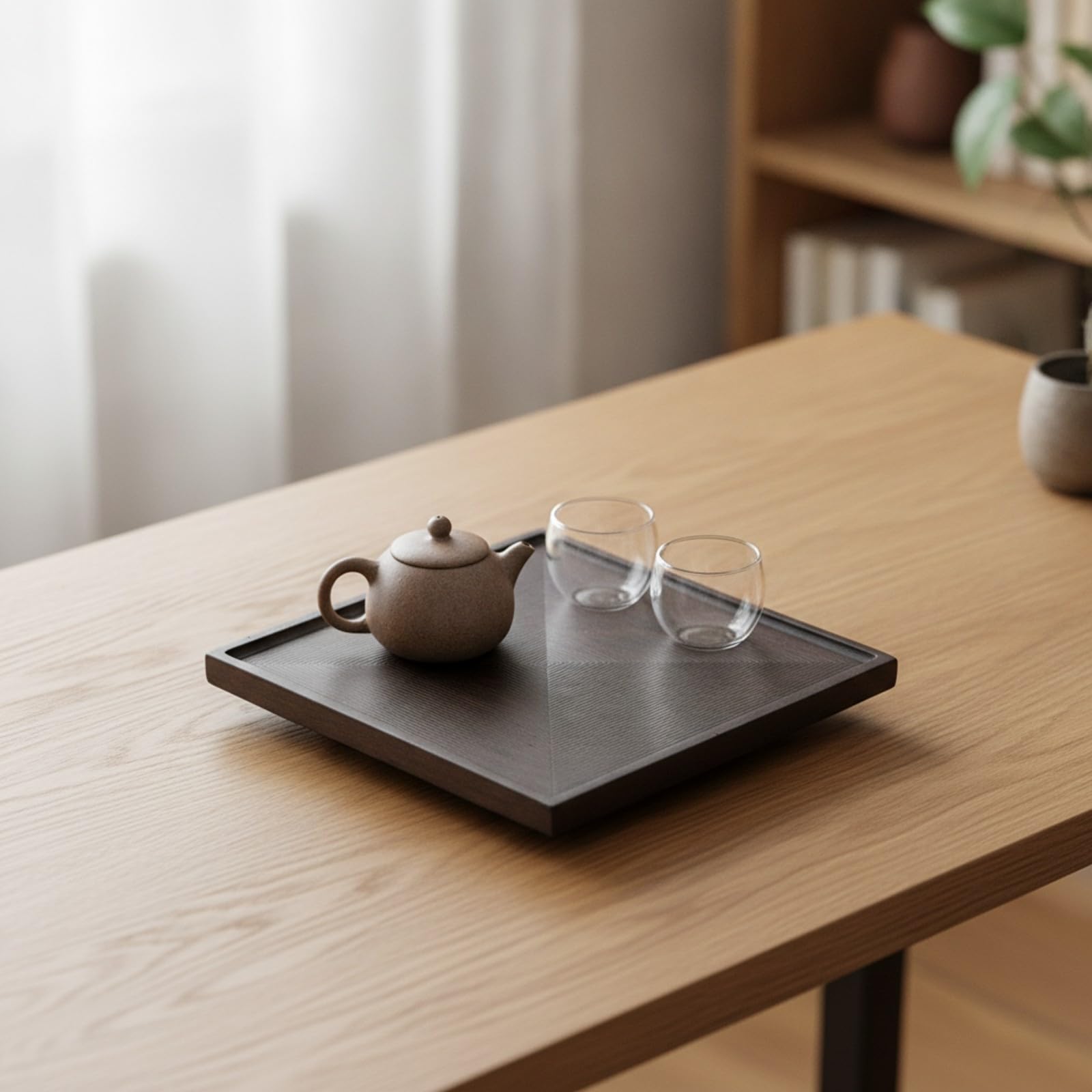 rockible Piano D'appoggio per Tè a | Elegante, Sottobicchiere per Tè con Piedini, Basso Profilo