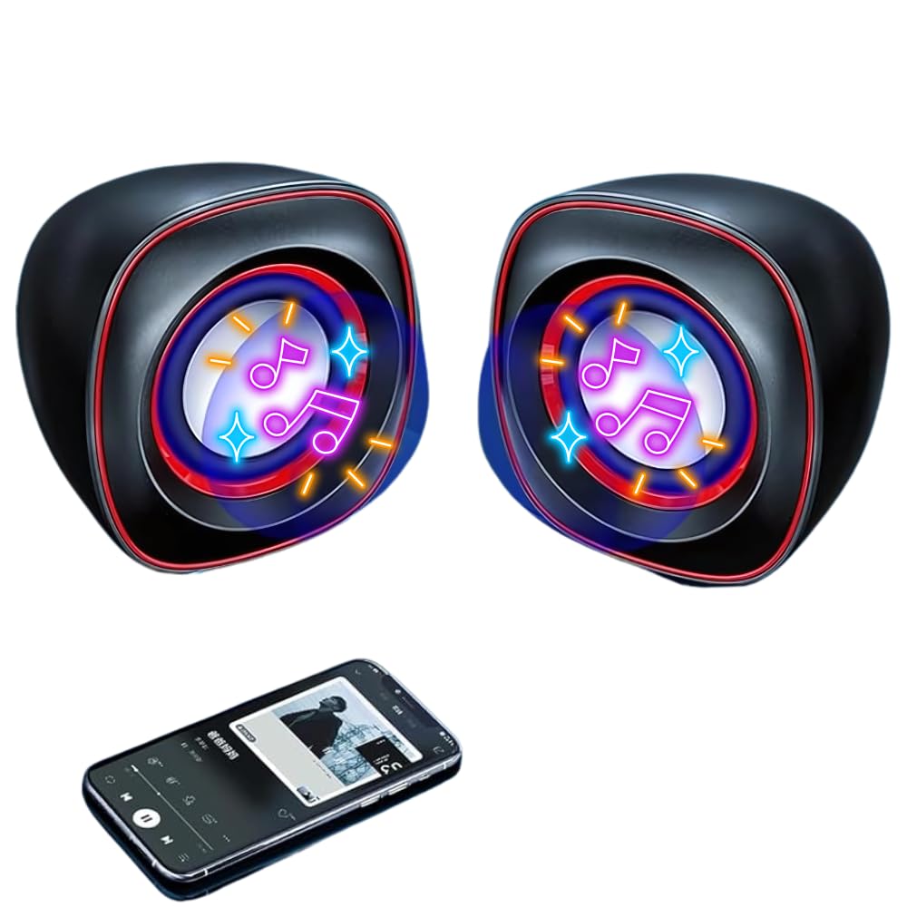 Drumstone Computer Speakers for Desktop 2.0 USB-Powered ni Speaker with Subwoofer, USB for Pcs and Laptops, Pc Speakers Multimedia and Desktop Computing Experience-image-10