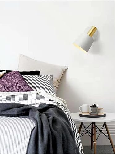 Miniatura 4 de ANUOMY Apliques de pared nórdicos de 2 piezas alimentados por batería, lámparas de pared sin cable, luces de pared de control remoto, decoraciones