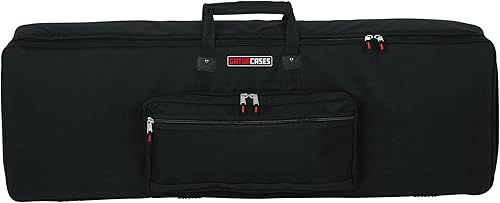 Miniatura 7 de Bolsa para teclado delgado Gator GKB 61, para teclado de 61 teclas
