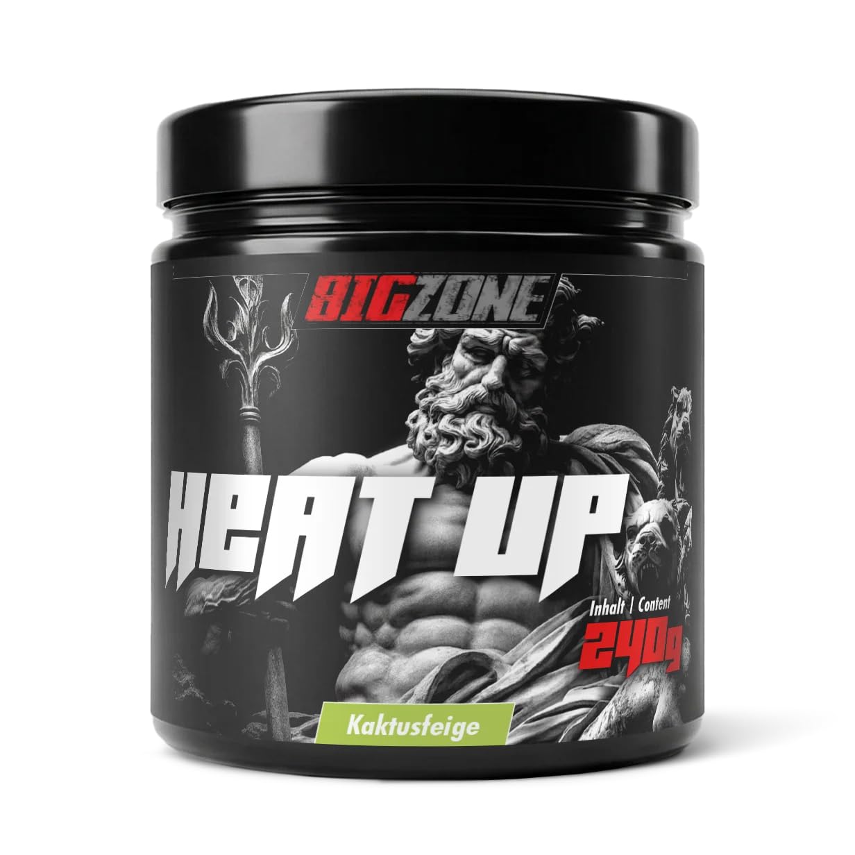Big Zone Heat Up Getränke zum abnehmen Fatburner Abnehmshake Diätshake Wettkampfdiät 240g | Kaktus-Feige Geschmack