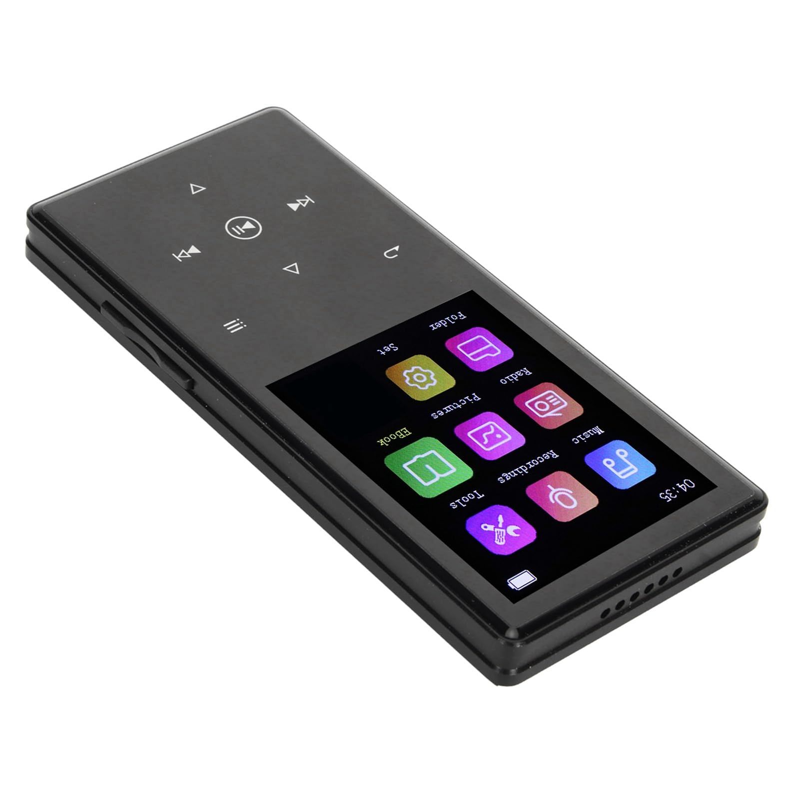 Lettore Musicale MP3, Lettore MP4 Multifunzione con Cancellazione del Rumore Suono HiFi Senza Perdita per Camminare Tutti i Giorni (32 GB)