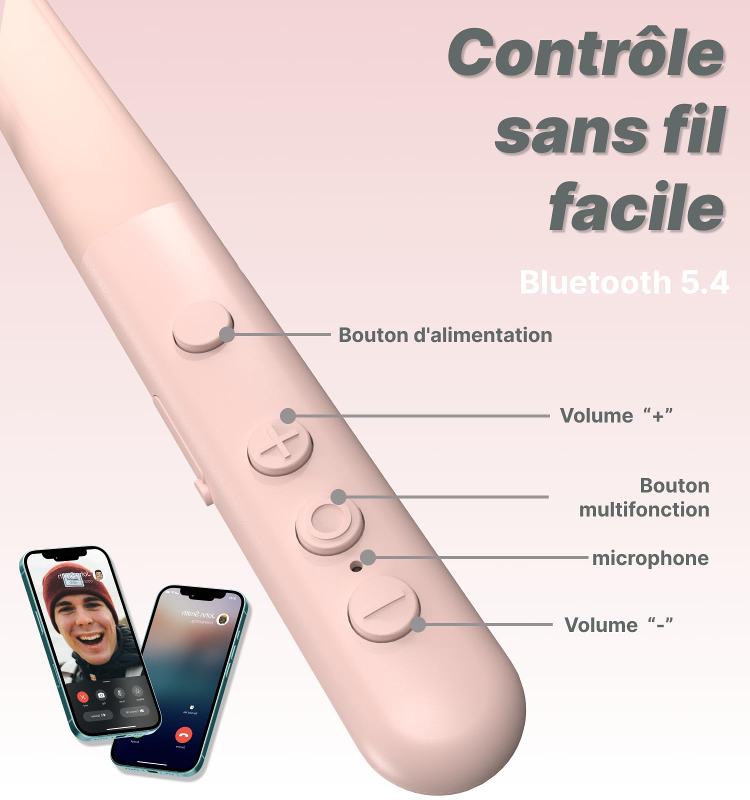 Hmusic Écouteurs de Sommeil Bluetooth sans Fil, Plats ecouteurs, Anti-Bruit, Doux et Confortable, pour Dormir sur Le côté, Yoga, entraînement, Voyage, détente