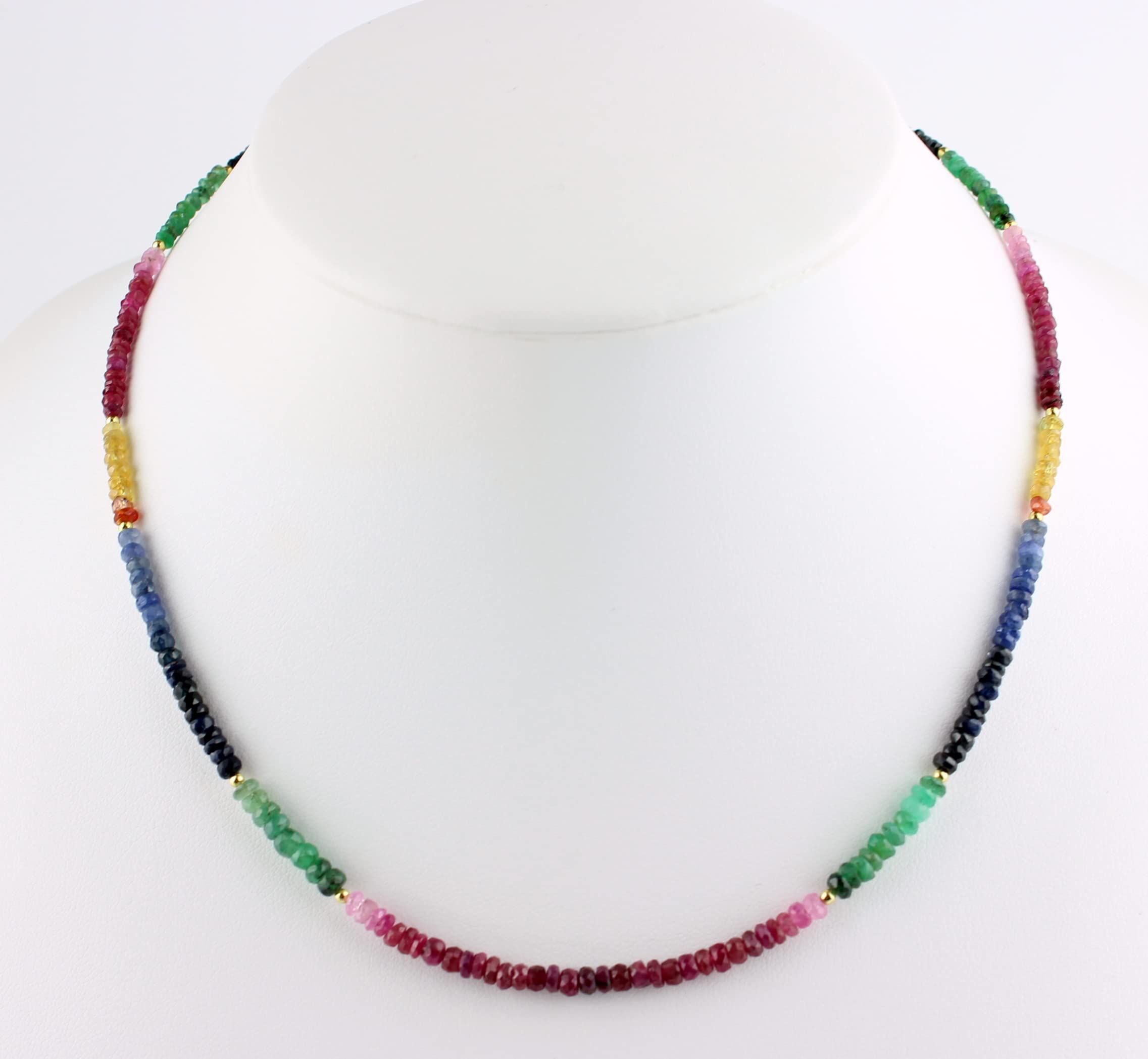 Rubin-Saphir-Smaragd Kette