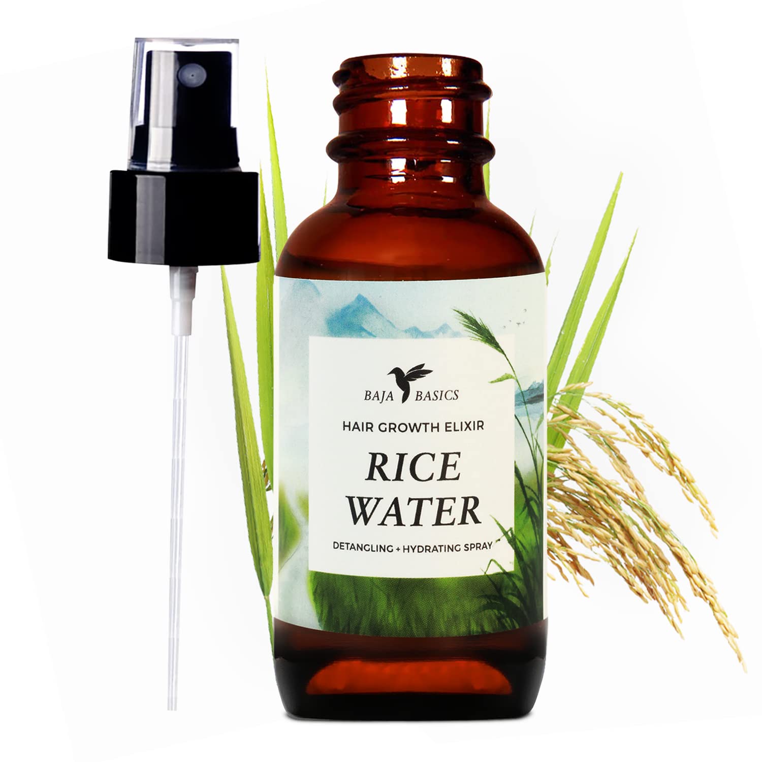 Baja Basics, Rice Water For Hair Growth, Thickness, Strength, Shine