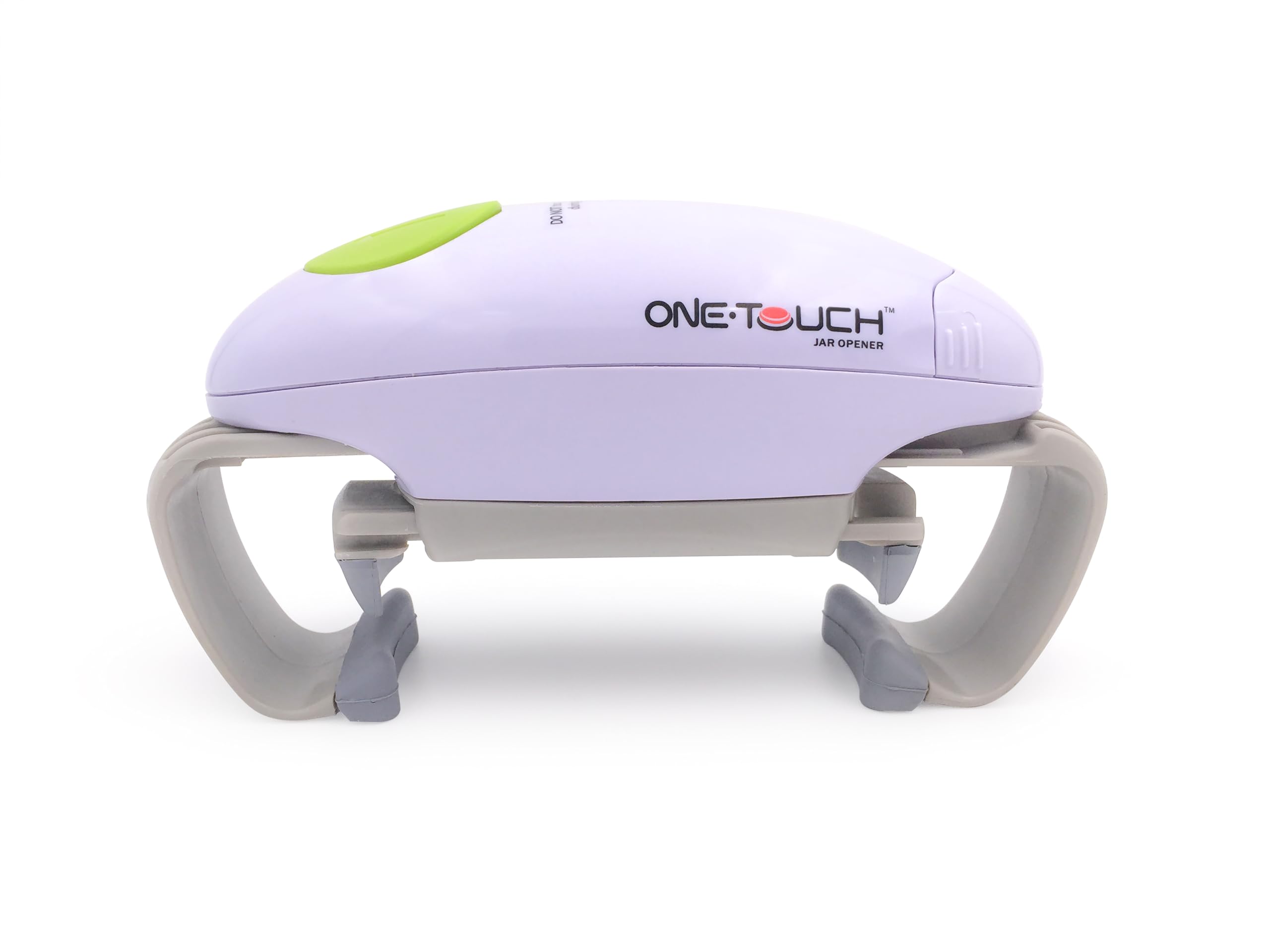 Ouvre-Bocal Électrique Automatique ONE TOUCH KC12 – Mains Libres - Pour Seniors et Personnes Souffrant d'Arthrite – Ustensile de Cuisine Ergonomique Sans Effort – Bouton Unique – Blanc