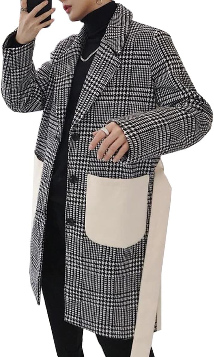 ベルンハルトウィルヘルム チェックツイード 麻リネン混変型