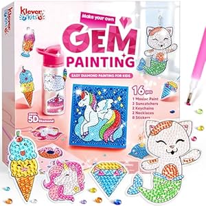 JOYIN Gem Art Diamant-Malerei-Set Kinder
