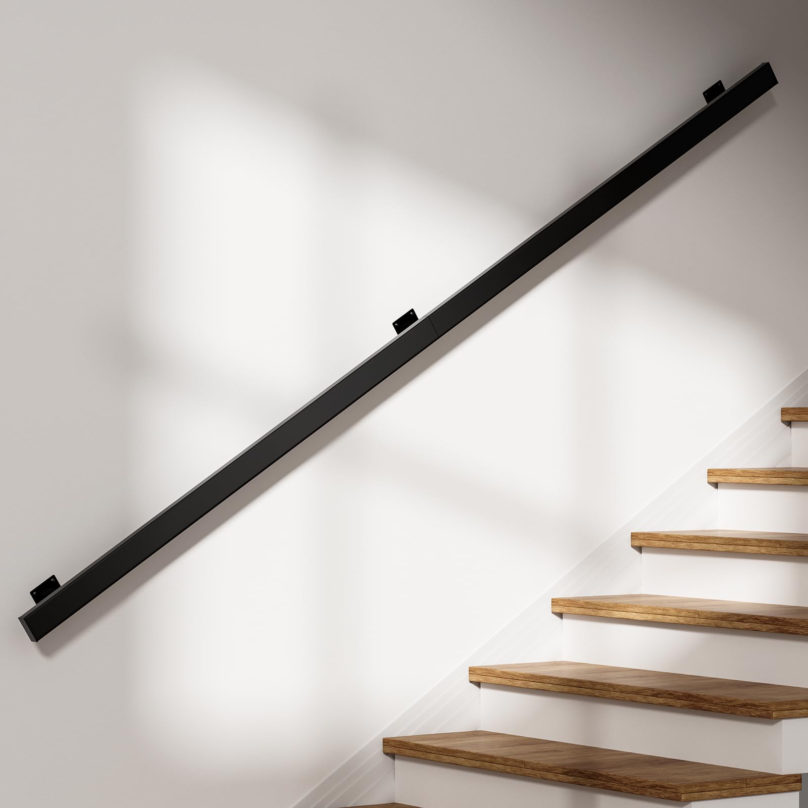 60cm Schwarz Handlauf,Treppenhandläufe Eisen