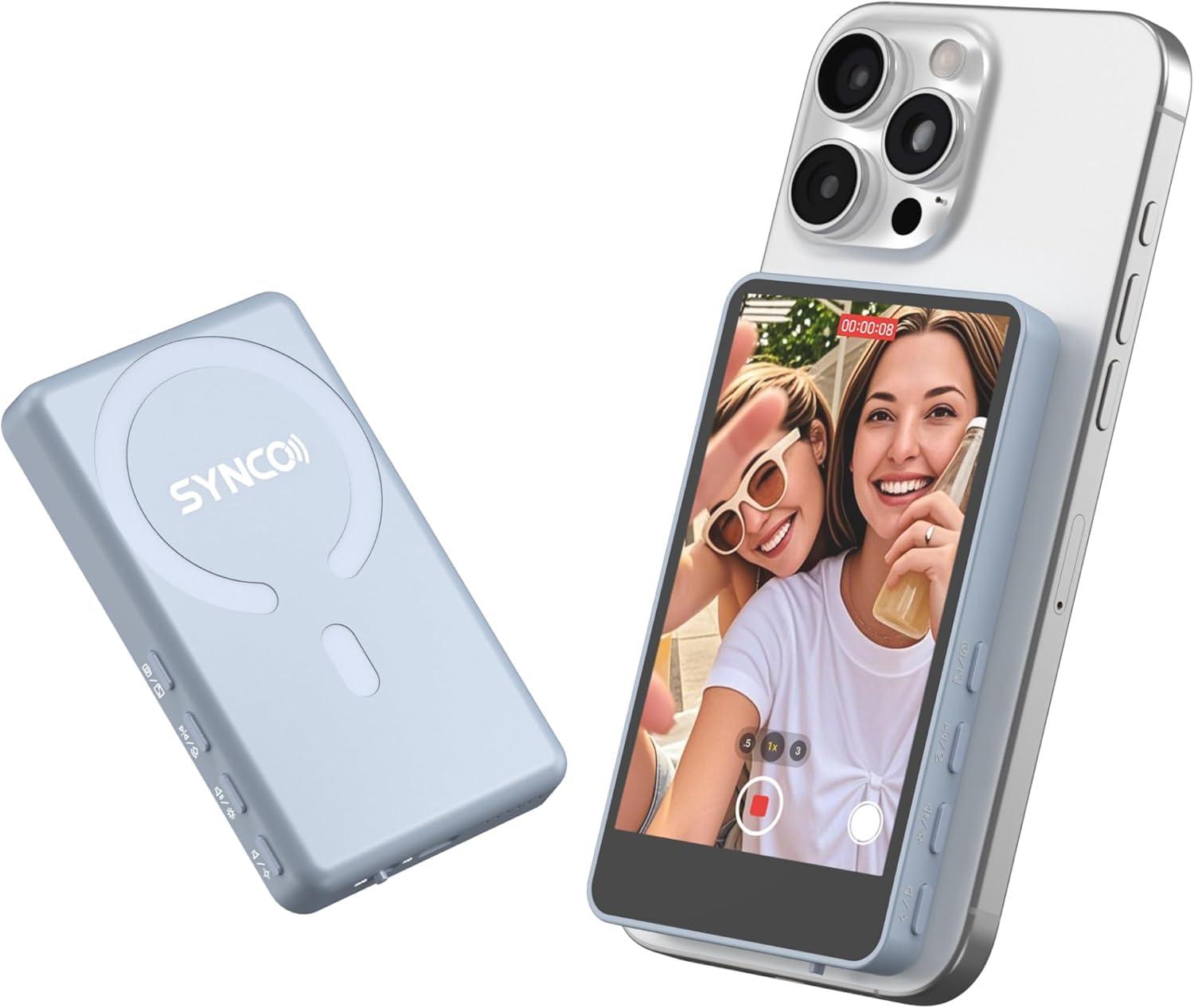 スマホ用自撮りモニター iPhone/Android対応 外カメラ スピーカー Amazon.co.jp: SYNCO XView 外カメラ自撮りモニター ピンク iPhone