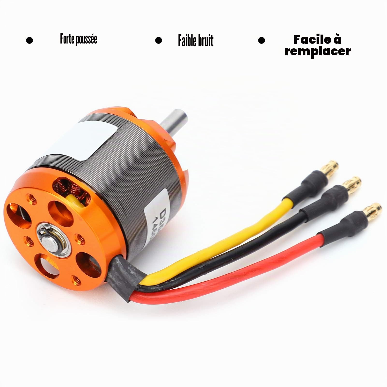 Moteur sans Balais D3542, Forte Poussée | Faible Bruit | Plus Stable | Accessoires de Remplacement pour Avions RC pour Aéronefs à Voilure Fixe RC(1000KV)