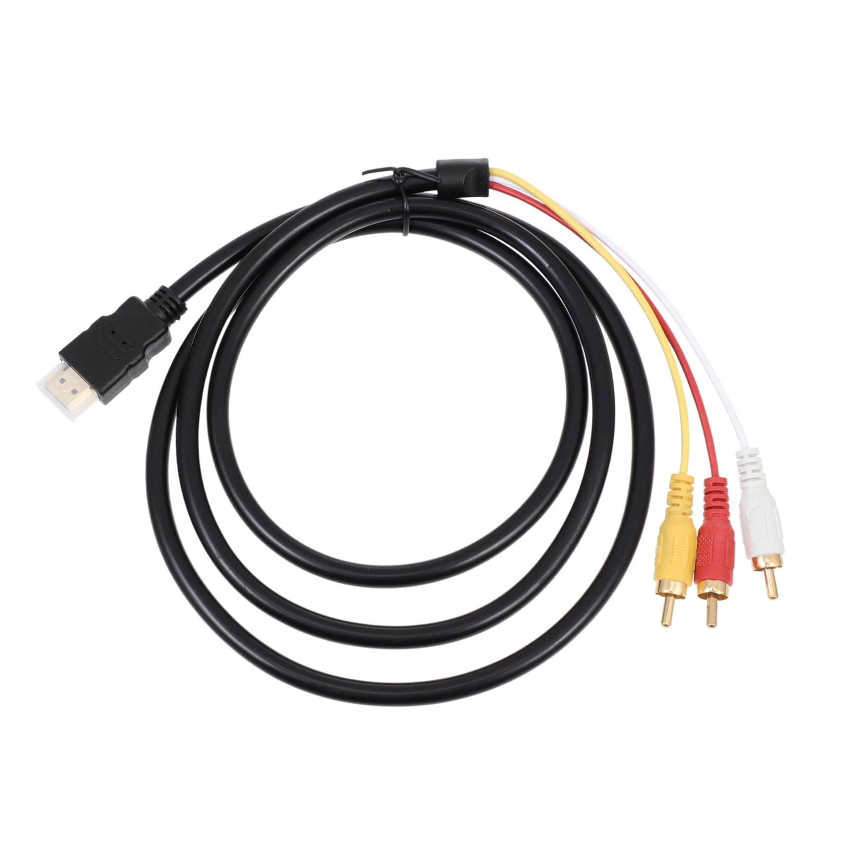 HOMSFOU Av Conversion Cable High Definition Cable for Video Transfer Signal Adapter 3 Red Yellow White Audio Video Wire