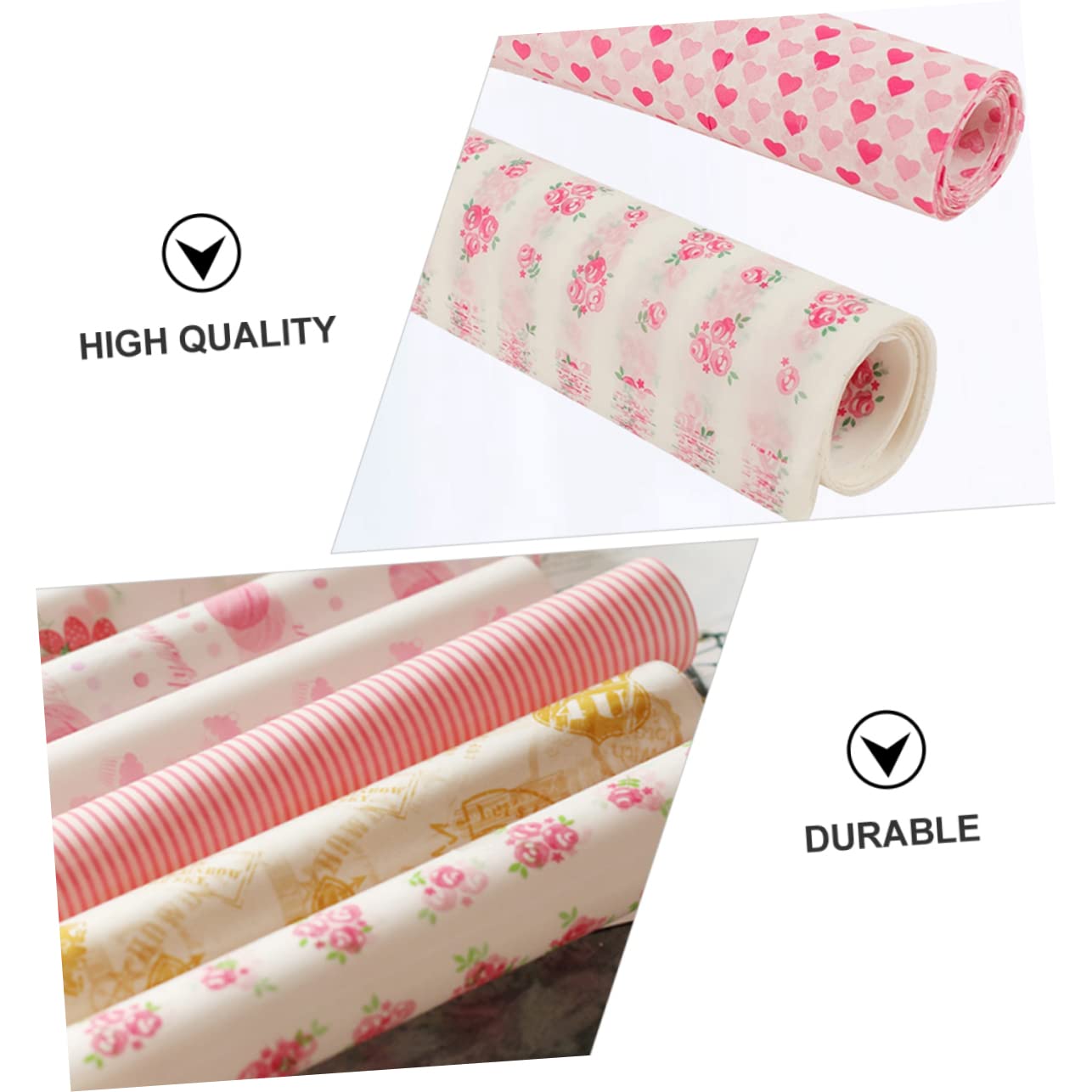Papier Ciré Ingraissable 150 Pièces, Imperméable, pour Pâtisserie Maison
