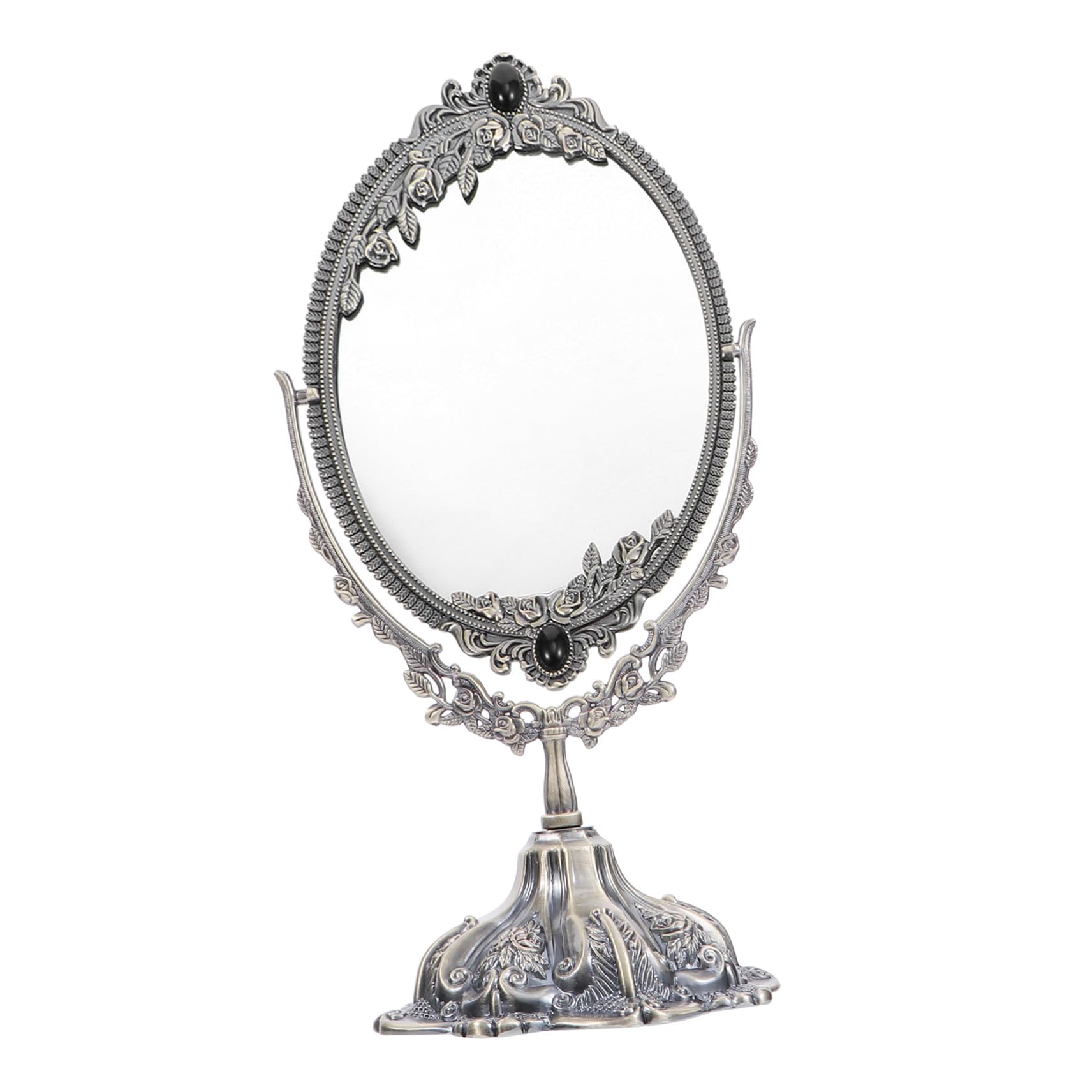 Miroir de Maquillage Vintage Double Côté Idéal pour la Coiffeuse de votre Chambre