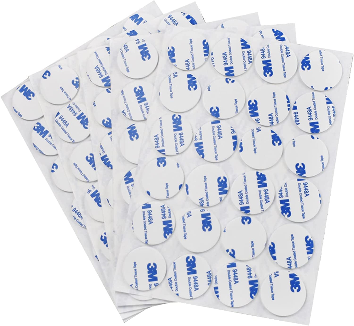 YHRY50 Pcs Double Sided Foam Adhesive Tape, 3M Strong Sticky Adhesive Double Sided Circle Dots, Strong Pad, Easy to Use, for Walls, Door, Wood, Metals, Papers, Plastics, Fabrics