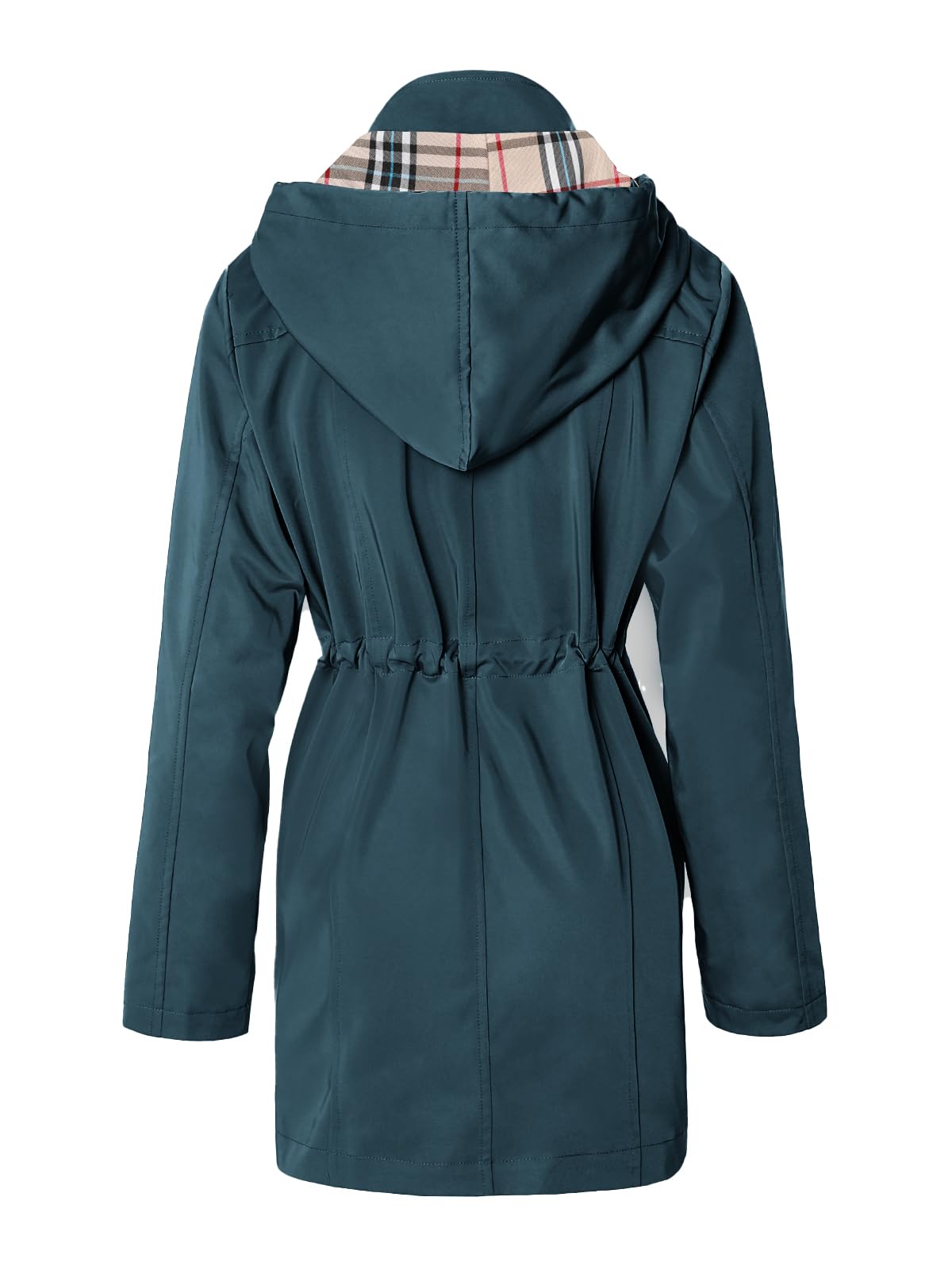 Amazon.com: SaphiRose Women's Waterproof Rain Jacket Long Lined