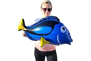 Fun-Filled Blow Up Blue Tang Inflatable Fish Trio for Lively Summer Parties