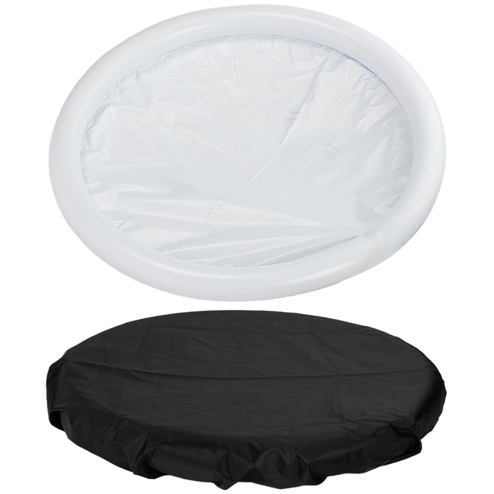 Bain de glace pour jardin avec housse de protection contre la poussière 75cm
