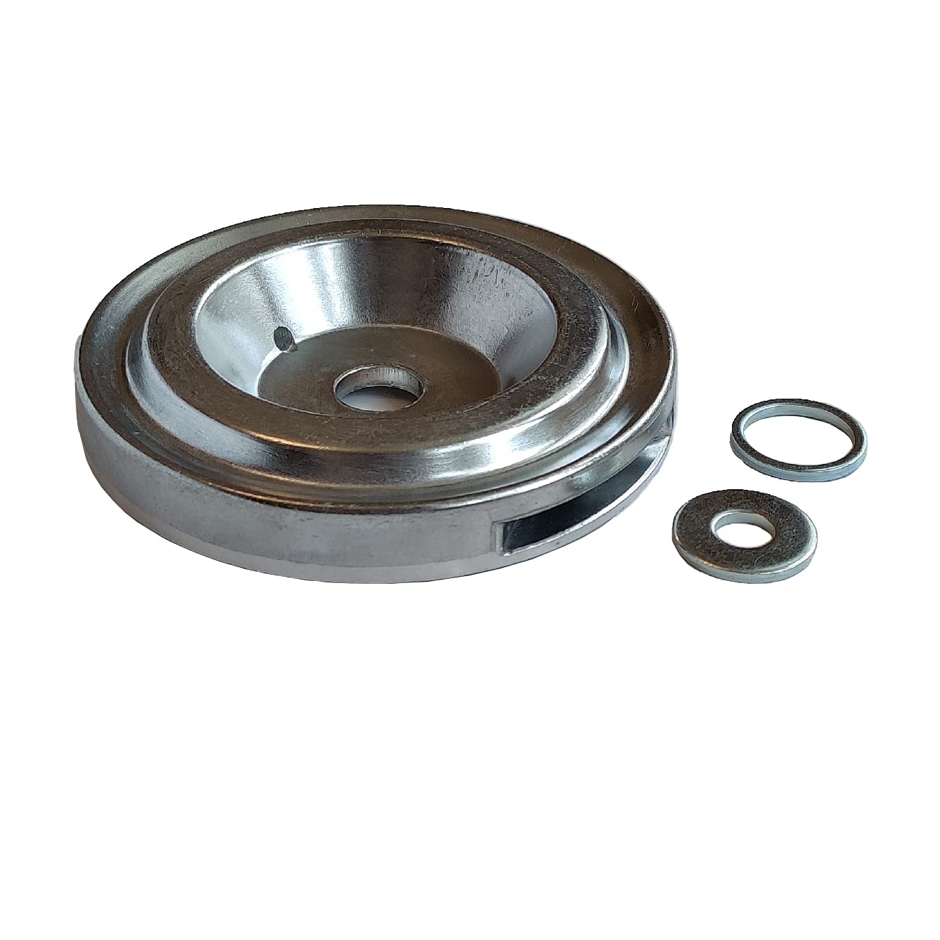 GardenPal Cabezal de corte de malezas de aluminio plateado