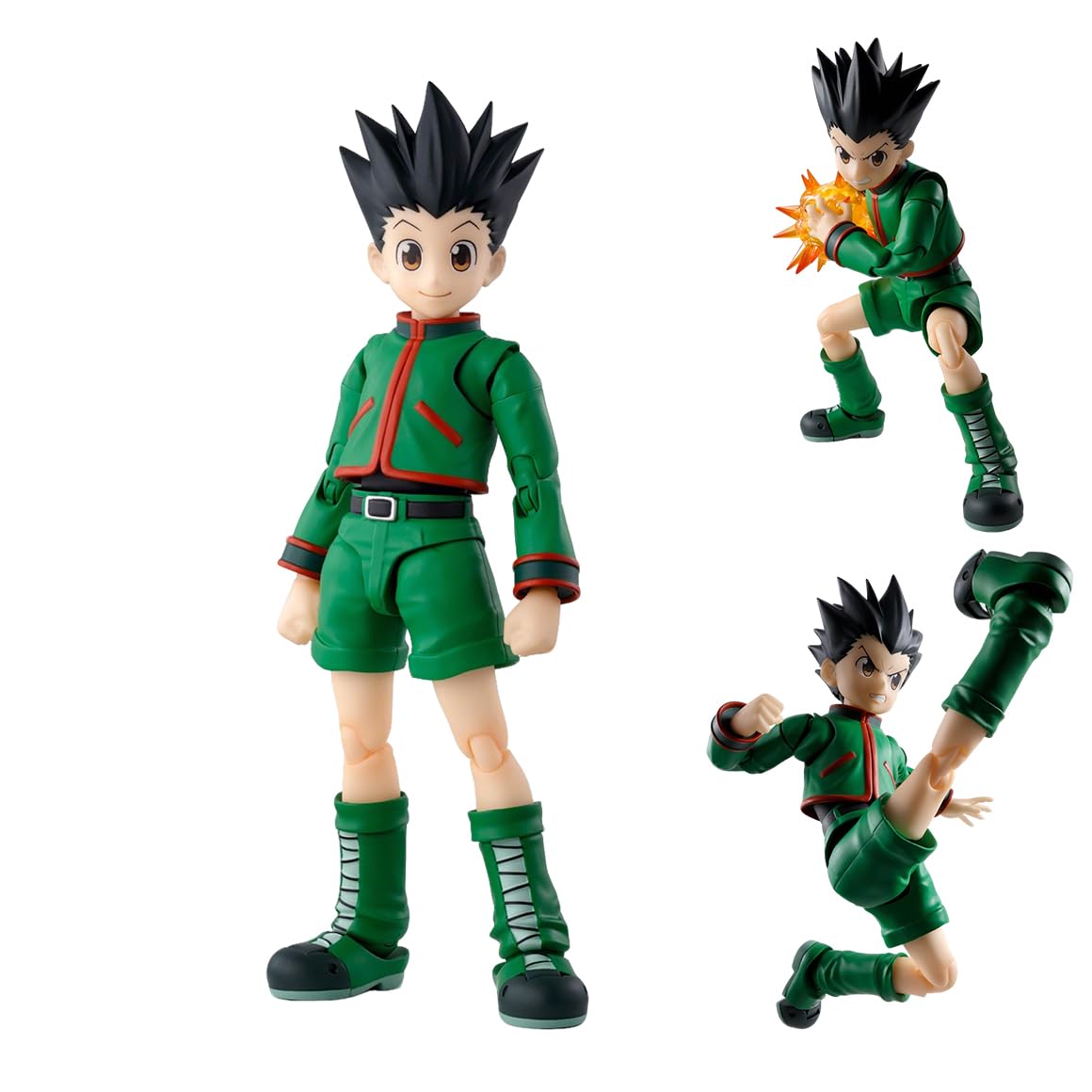 Gooyeh GON·FREECSS Figure Anime GON·FREECSS Action Figure-13.5cm Movable and Interchangeable Accessories Model Desktop Decorations Collection