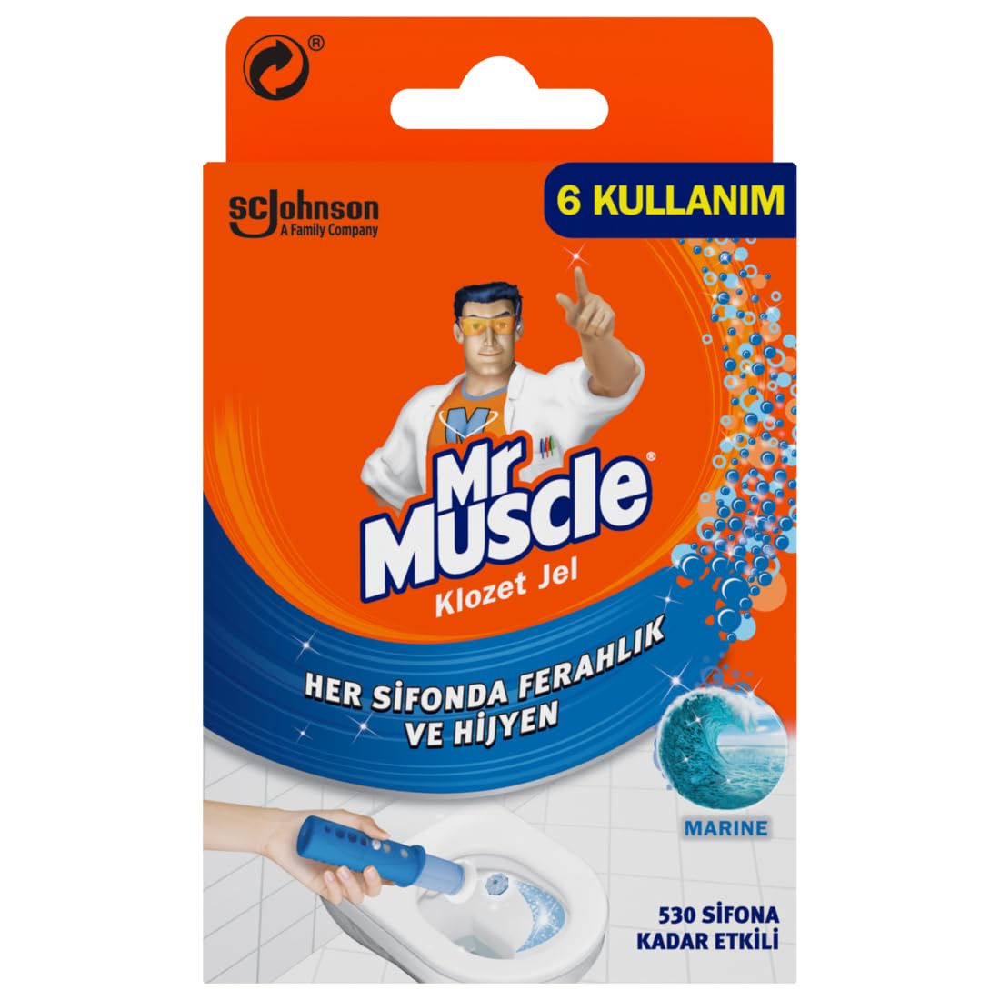Mr. Muscle Klozet Jel Marine Tuvalet Temizleyici