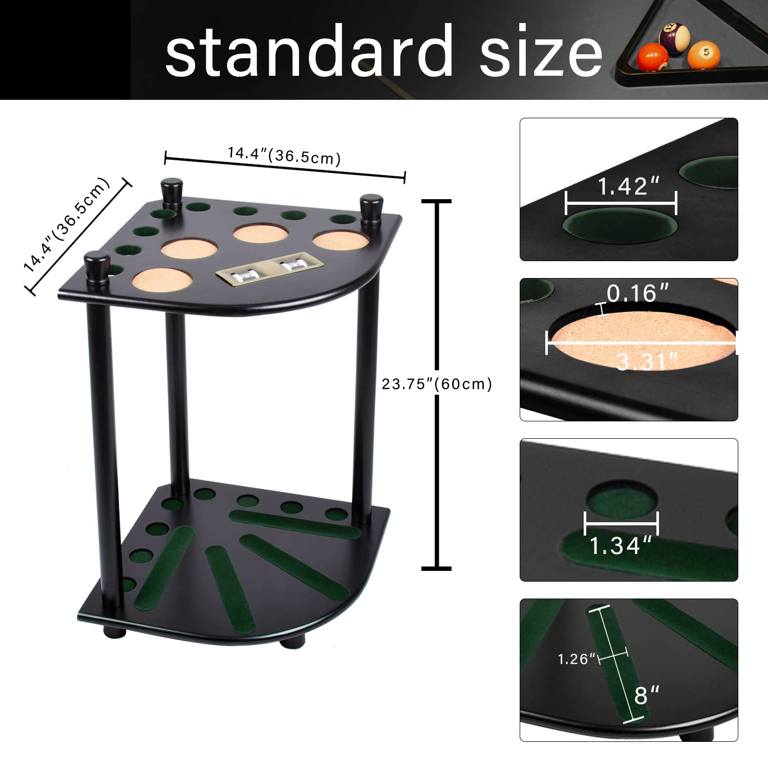 Horn Cue Stick Holder