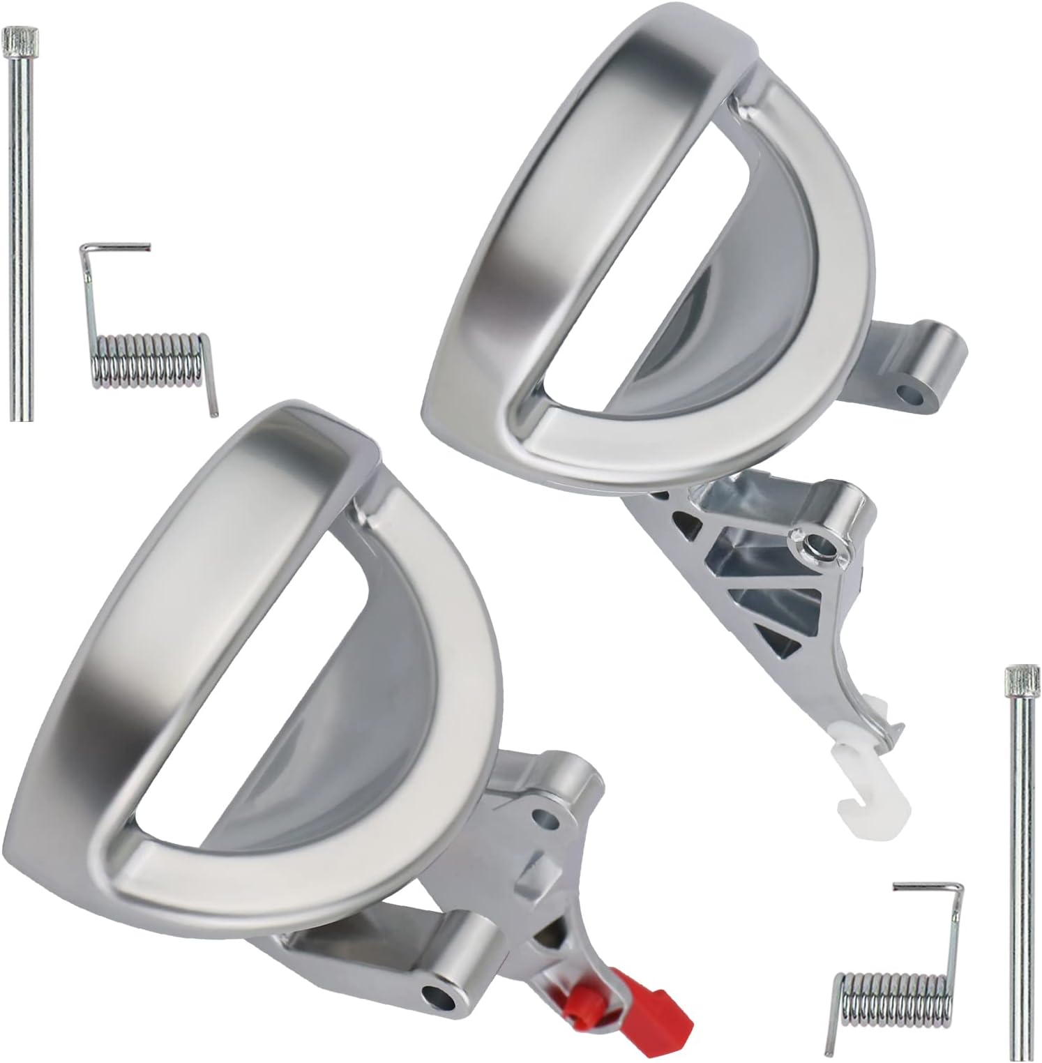 APPERFiT Interior Door Handle Pair Compatible with Dodge Nitro 2007 2008 2009 2010 2011 Replaces 68004829AA 68004828AA