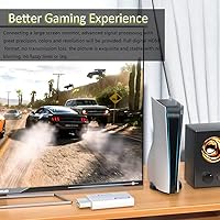 Vista 7 de Convertidor Wii a HDMI, Wii2 a HDMI para salida de audio de video HD con conector de audio de 0.138 in, compatible con todos los modos