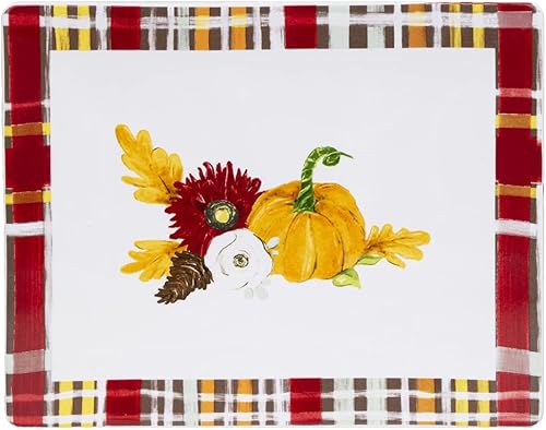 Miniatura 9 de Boston International Plato de cerámica para servir, 10 x 8 pulgadas, Bee Haven