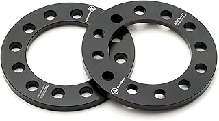 VLAOSCHI Forged 6x5.5 6x135 6x139.7 Universal Wheel Spacers 1/2 Inch (12mm) Compatible with Chevy Ford-Toyota 6 Lug for Silverado Sierra 1500 | 2004-2022 F150 | 4Runner Tacoma (6Lug Only) - Pack of 2