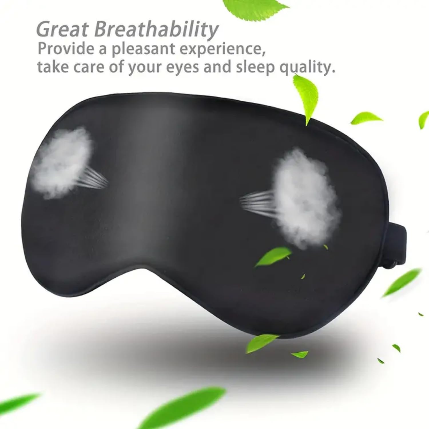 Antifaz de seda para dormir, apto para FSA/HSA, máscara de ojos para dormir, cubierta de ojos de seda de morera pura, bloquea la luz agradable a la piel y ligera, reduce los ojos hinchados para