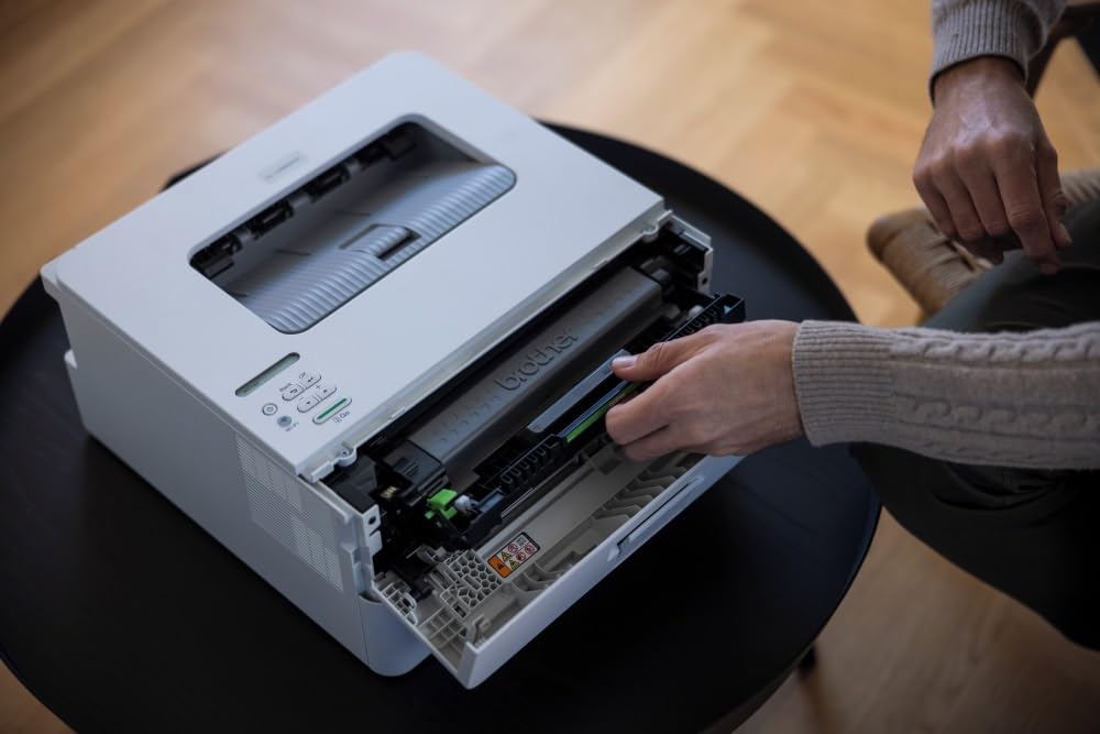 Brother HL-L2865DW, Laserdrucker, WLAN/LAN & USB, 34 ppm, automatischer Duplexdruck, LC-Display, Toner für bis zu 1.500 Seiten im Lieferumfang