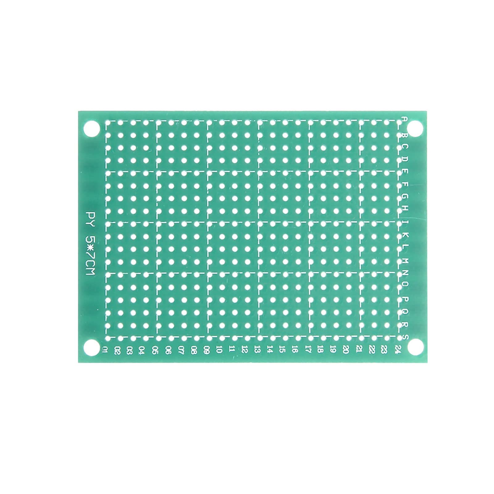 Schede PCB Universali 5 Pezzi - FR-4, Unilaterali, Fori Stagnati, 50x70mm, Per Progetti Elettronici Fai-da-te E Saldatura